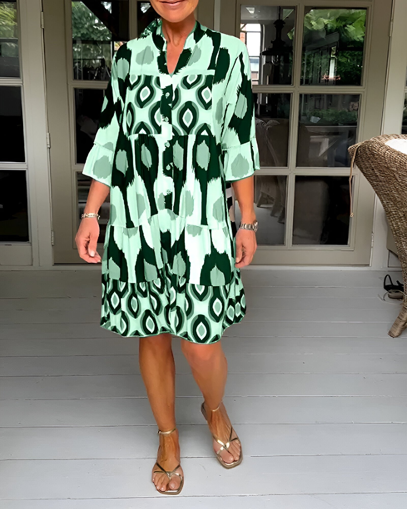 Avenia - Bohemian Casual Dress