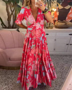Floriana - Vibrant Floral Dress