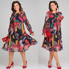Floravine™ | Modern Floral Dress
